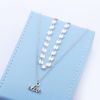 Fashionable chain for key bag  with letters, hypoallergenic necklace, jewelry, Korean style