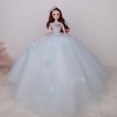 high-grade luxury manual customized Wedding celebration Wedding dress princess children Toys Barbie Babylon a doll suit