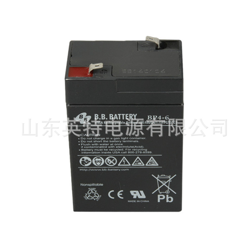 美美BB/BP4-6 6V4AH 玩具车童车电子秤 6v4ah电瓶蓄电池/报警器用
