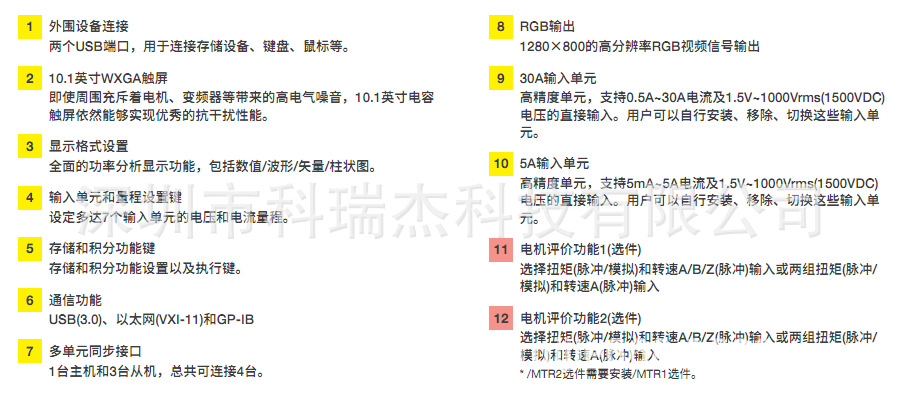 WT5000高精度功率分析仪 横河WT5000深圳授权