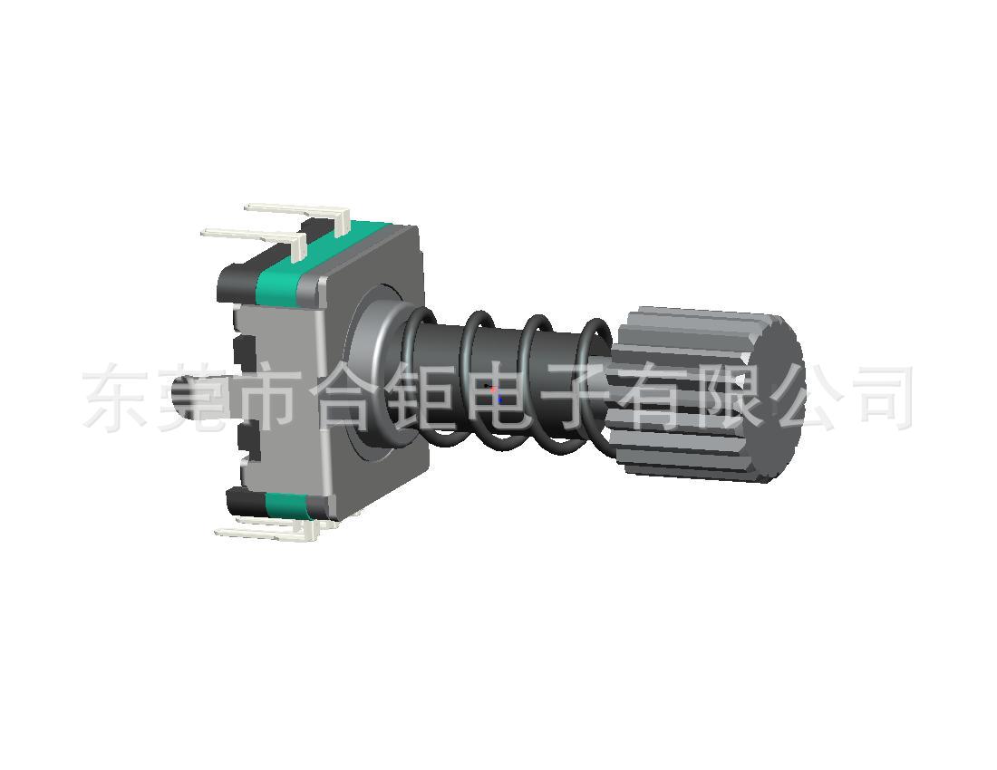 厂家直销HJ-EC123S带弹簧伸缩式编码器　旋转编码开关旋转编码器