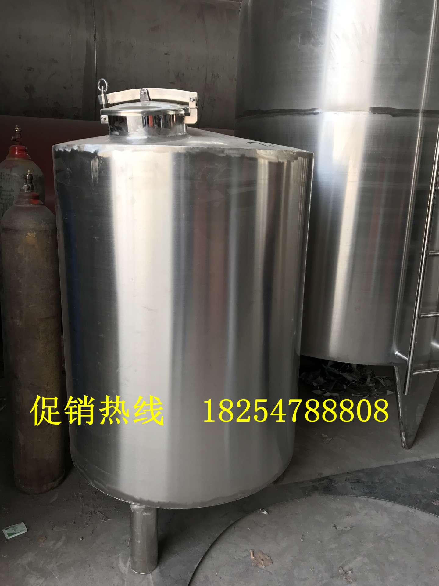 便宜二手不锈钢储罐 加工定做10至100吨不锈钢储罐 二手储水罐