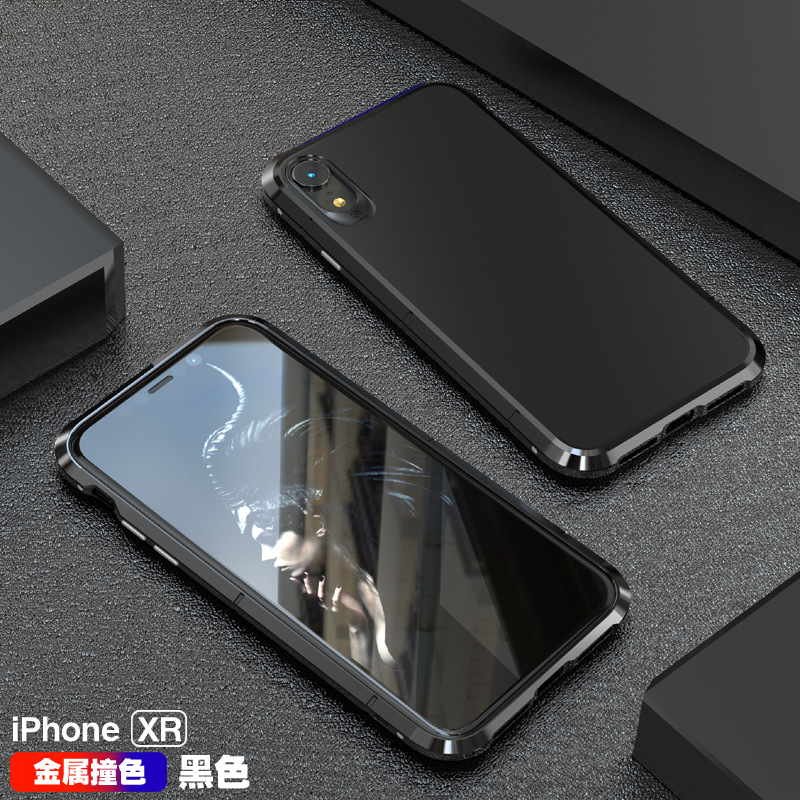 GINMIC Shield Aluminum Metal Frame Hard PC Back Cover Case for Apple iPhone XS Max & iPhone XR & iPhone XS