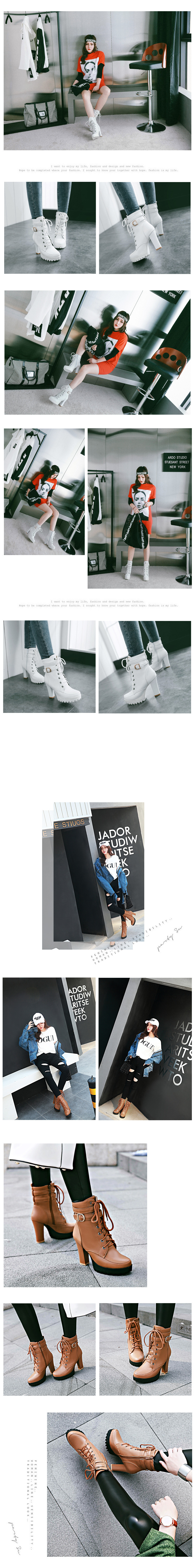 Bottes femme en PU artificiel - Ref 3355201 Image 9