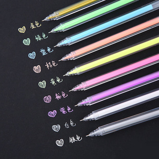 Хайлайтер, флуоресцентная гелевая ручка, художественная кисть, цветные карандаши, дизайнерская краска, граффити