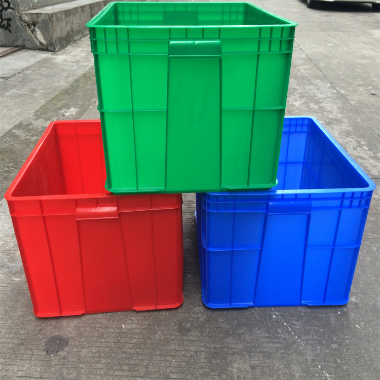 塑料周转箱物流运输框仓库收纳整理胶箱可配盖集装周转箱厂家供应