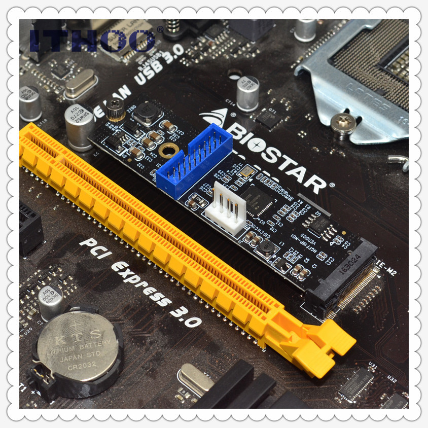 M.2 NGFF NVMEתusb3.0ǰ��19����չ��2����չ��ת��С4PINȡ��