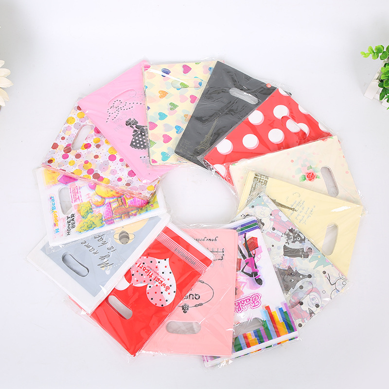 新款塑料袋包装袋礼品袋手提袋购物袋服装袋子化妆品袋日用品收纳