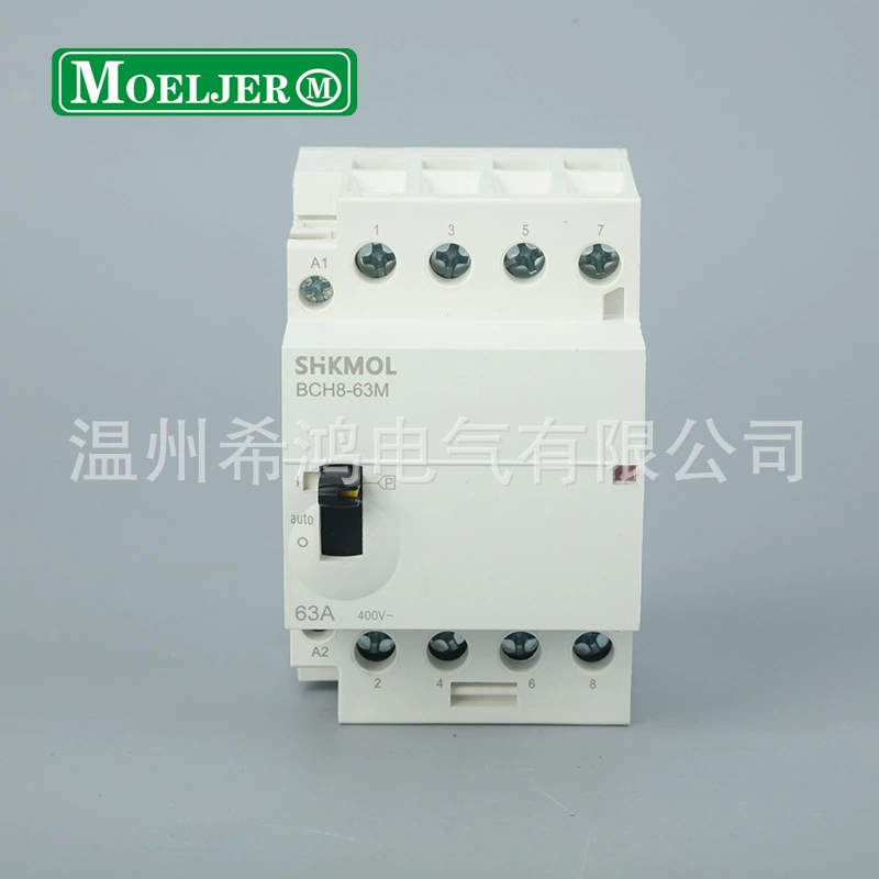 Заводской канцелярский модульный контактор BCH8-63M 4p с ручным контактором низкого напряжения