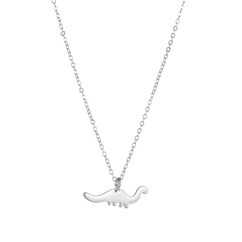 New Model With Rose Gold Dinosaur Necklace Fashion Alloy Plating Pendant display picture 8