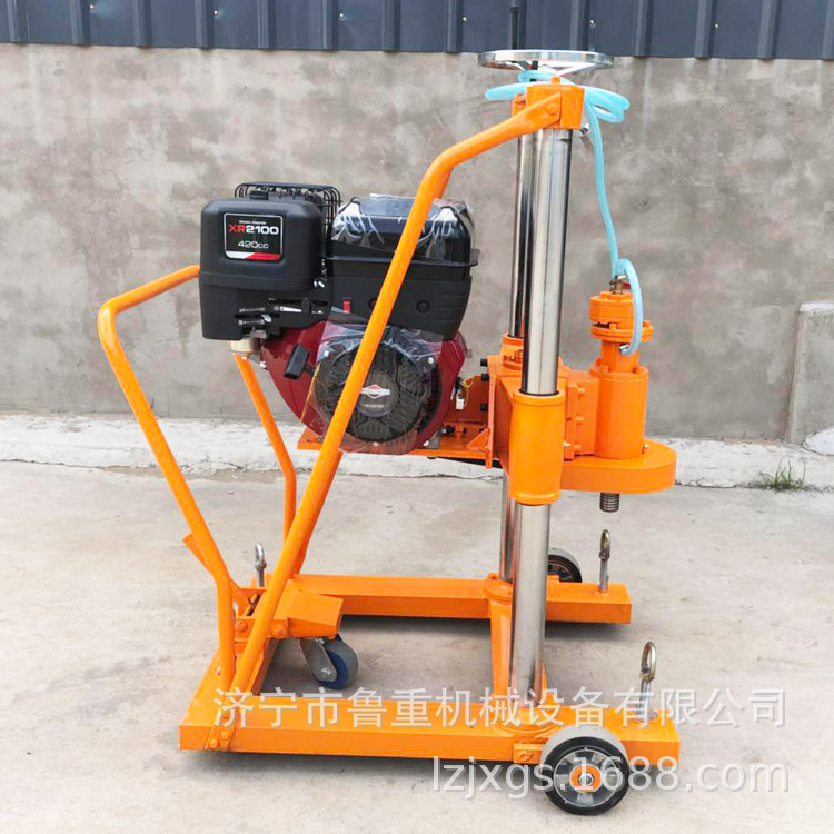 汽油钻孔取芯机  混凝土地面钻孔勘探机 地面钻孔机