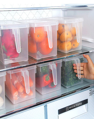 transparent seal up Plastic Refrigerator Storage Crisper egg fruit Food storage box A generation of fat