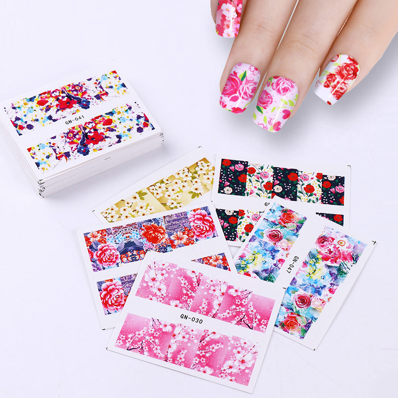 48-Pcs-Fleur-Nail-Sticker-Set-