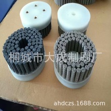 供应抛光刷条 磨盘机磨料金刚丝圆形圆盘刷 打磨机不锈钢丝毛刷盘