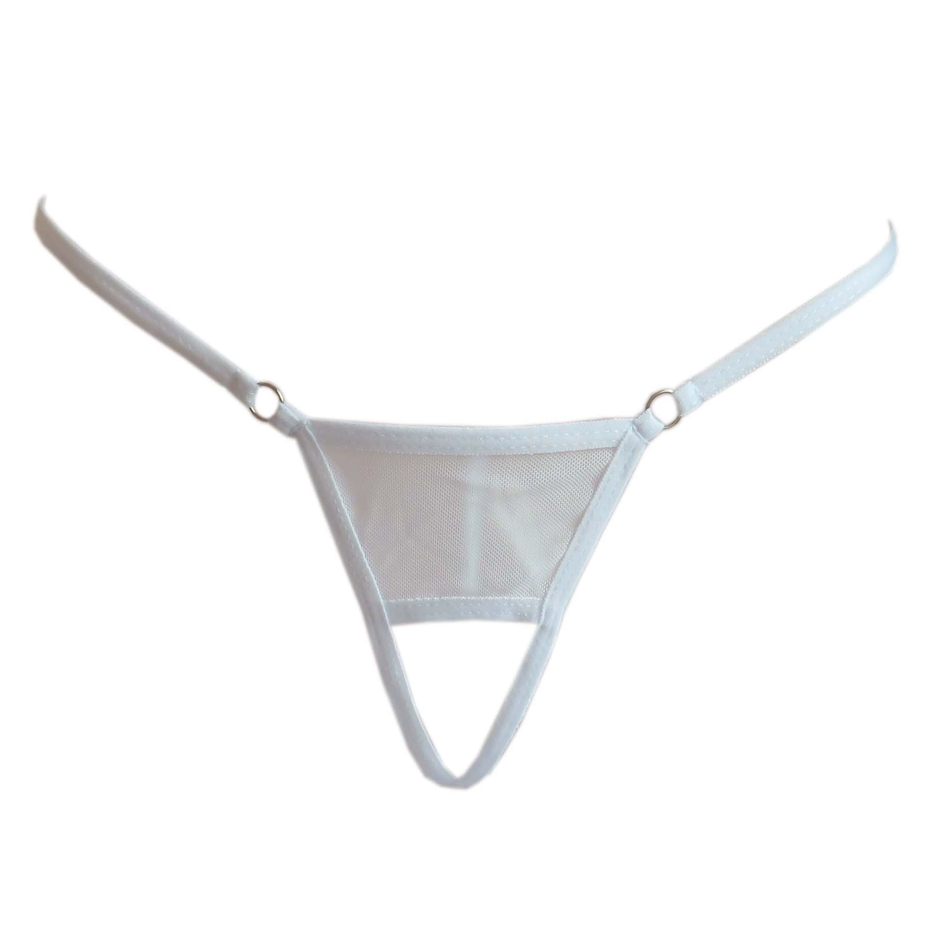 Твердо нейлоновый сетчатый thong G-String, ремешковый пояс, прозрачная сетка, T-образная спинка, варианты цветов