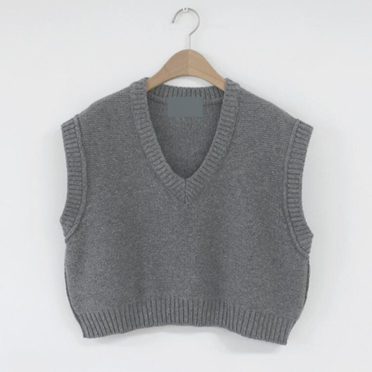 Pullover Knit Artistic Mohair Vest