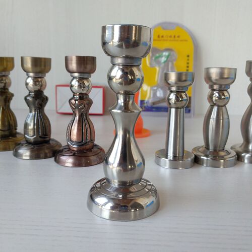 Factory direct sales stainless steel door stopper European style strong magnetic door top wholesale modern style zinc alloy silicone door stopper