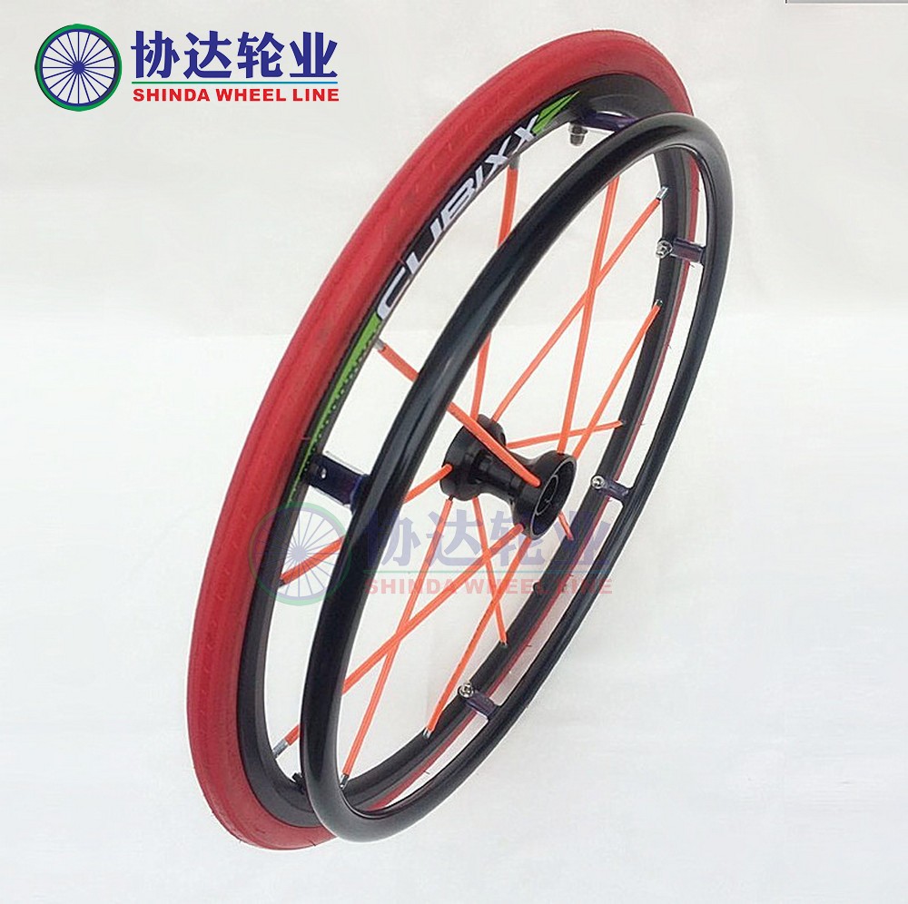 运动轮椅车后轮