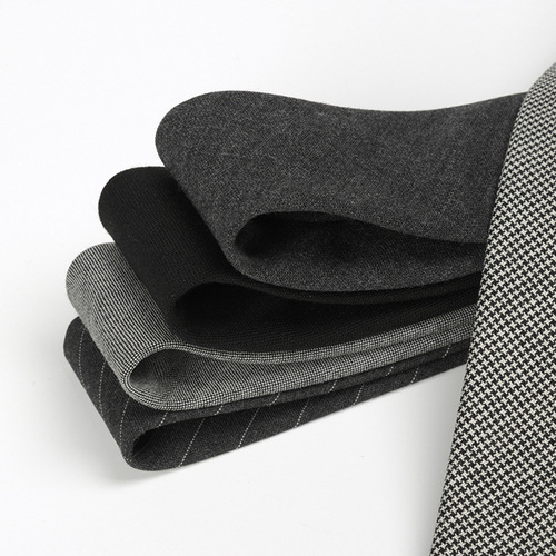 tb Korean version three-color strip 5cm British gray wool tie men's formal business black narrow and thin wholesale