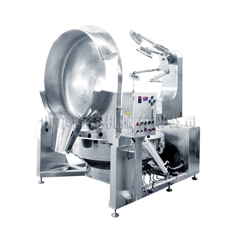 米粉底料炒料机 米粉底料酱料炒锅  多头六爪火锅炒料机中