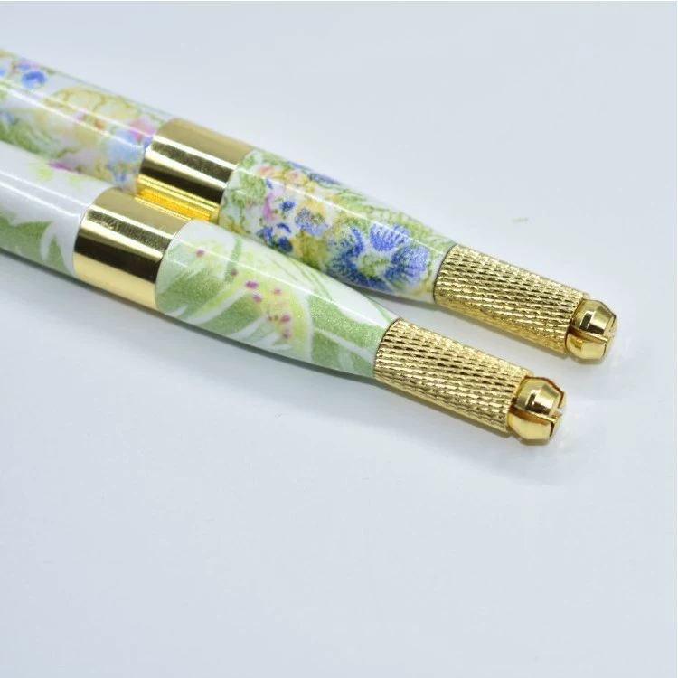High -end running eyebrow pen, running tattoo pen, single -headed national color Tianxiang handmade fog pens multifunctional cross mouth