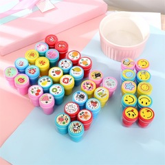 Cartoon Stamp Reward Korean-style Plastic Stamps, Pack of 10 for Kindergarten Students, Cute Prizes for Children