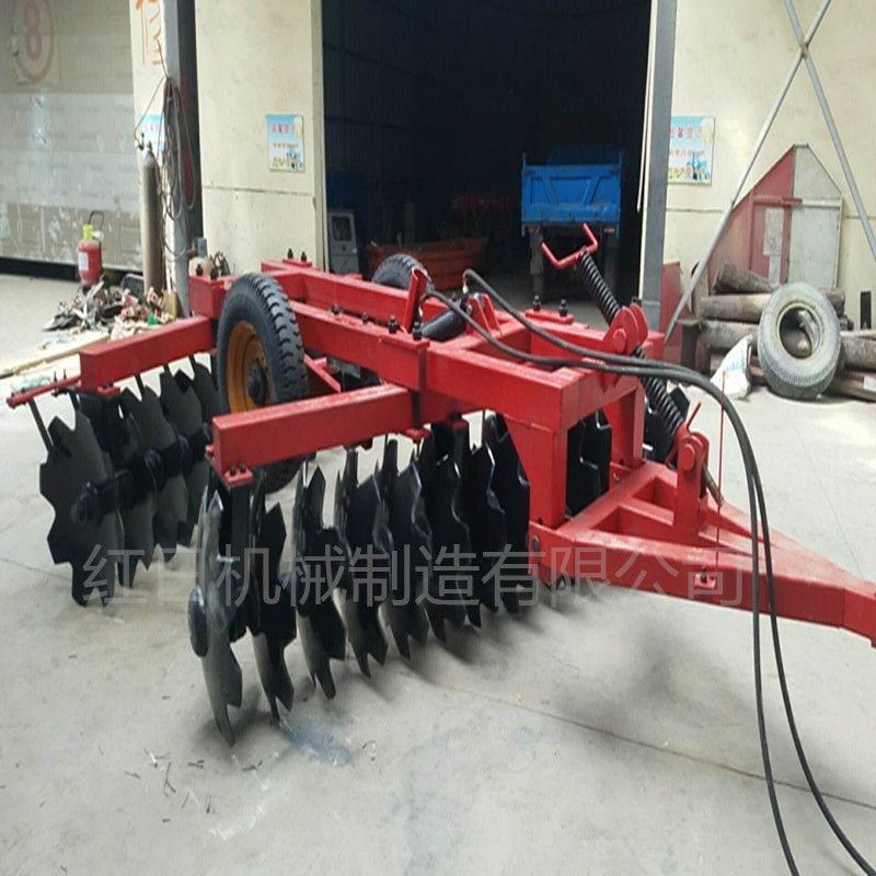   圆盘折翼耙  厂家供应耕幅3.4米液压重耙   开荒灭茬缺口耙  