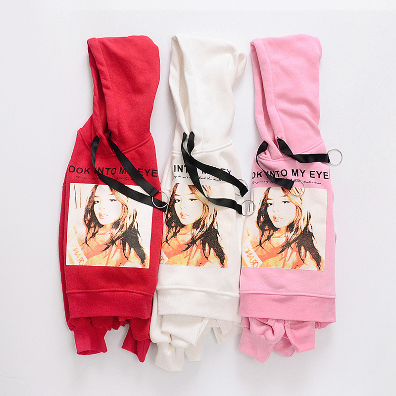 兒童加絨衛衣2018秋冬新款女童連帽加厚上衣寶寶衛衣韓版保暖衣潮