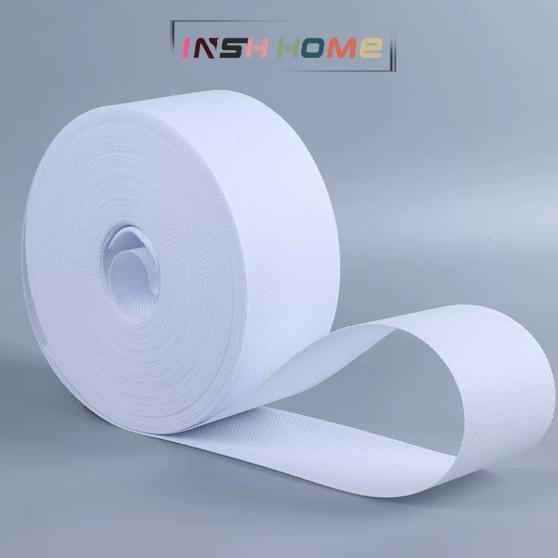 Поставщики комплектующих для штор аксессуары, неткани 8 см, punching cloth belt, Roman circle, корейская белая лента