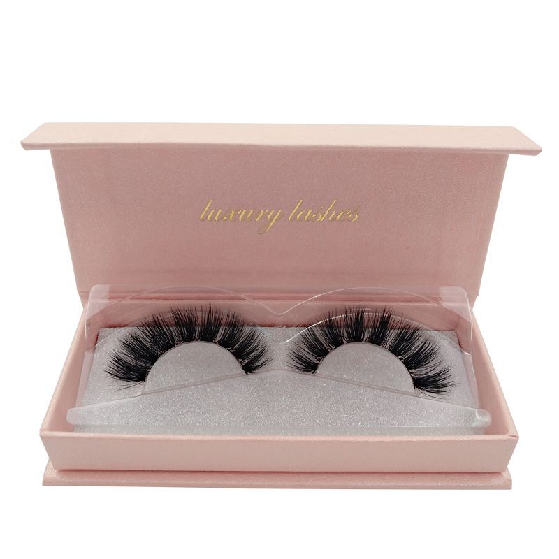 1 Pair Of Mink Hair Natural Thick False Eyelashes display picture 2