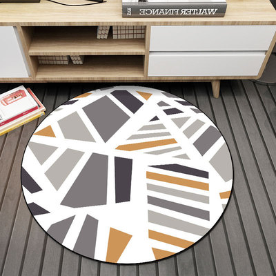 Northern Europe Simplicity Geometry circular carpet a living room tea table Hanging basket Seat cushion household bedroom Mirror Computer chair