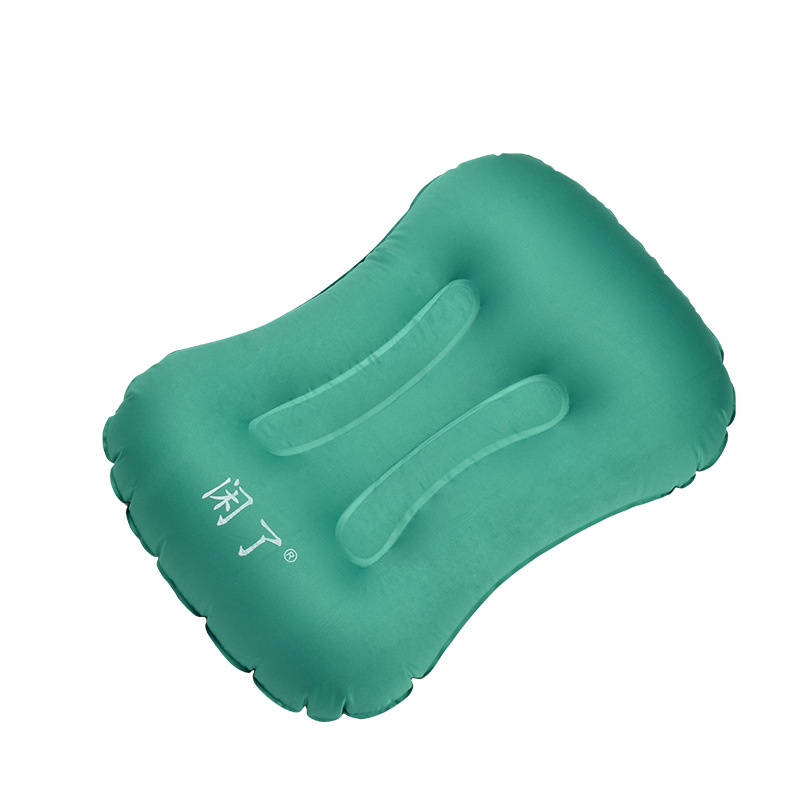 Almohada inflable deportiva para exteriores, almohada para suministros al aire libre, almohada para el cuello, cojín para silla, almohada para la cabeza, almohada para la cintura de la oficina