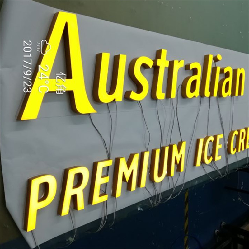 批发亚克力发光字LED门头门牌超亮发光字亚克力字广告牌