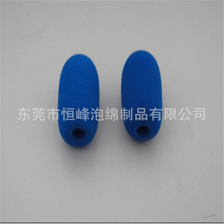 定制小孔耳麦加黑无线蓝牙咪棉头 加长无线蓝牙耳麦咪棉厂销咪头