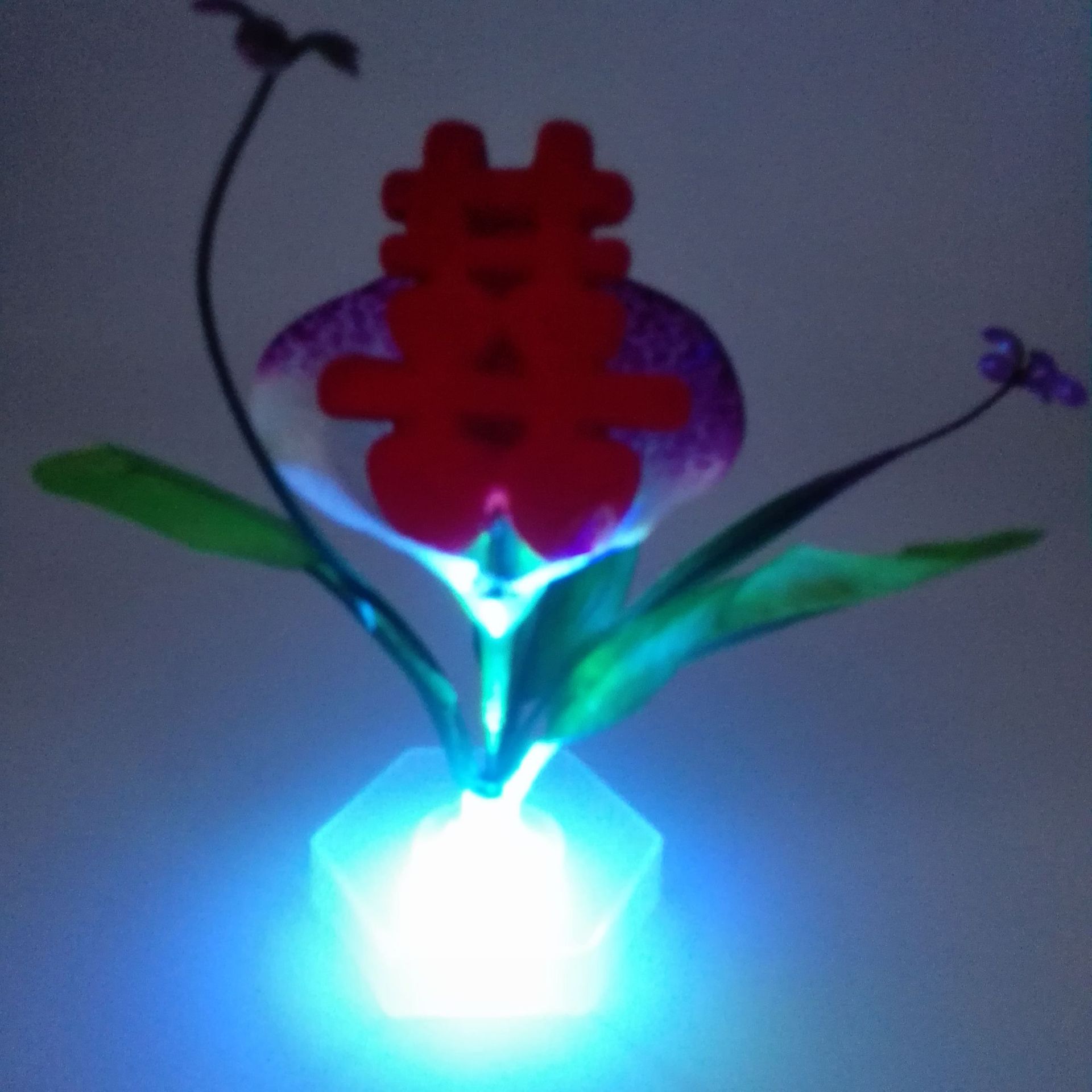 Double happiness technology gift Dishes Decoration simulation Faceplate Ornament Cold dish Sashimi Flowers