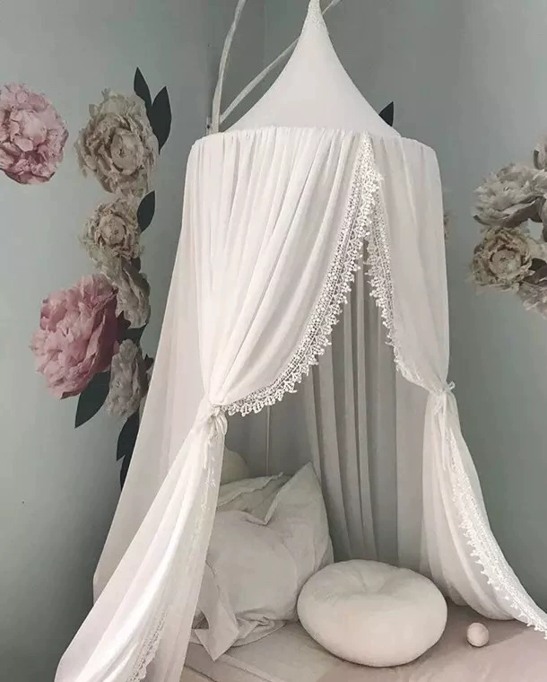 Scandinavian children's summer shiffon tent, mosquito net