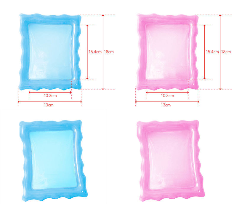 Inflatable photo frame