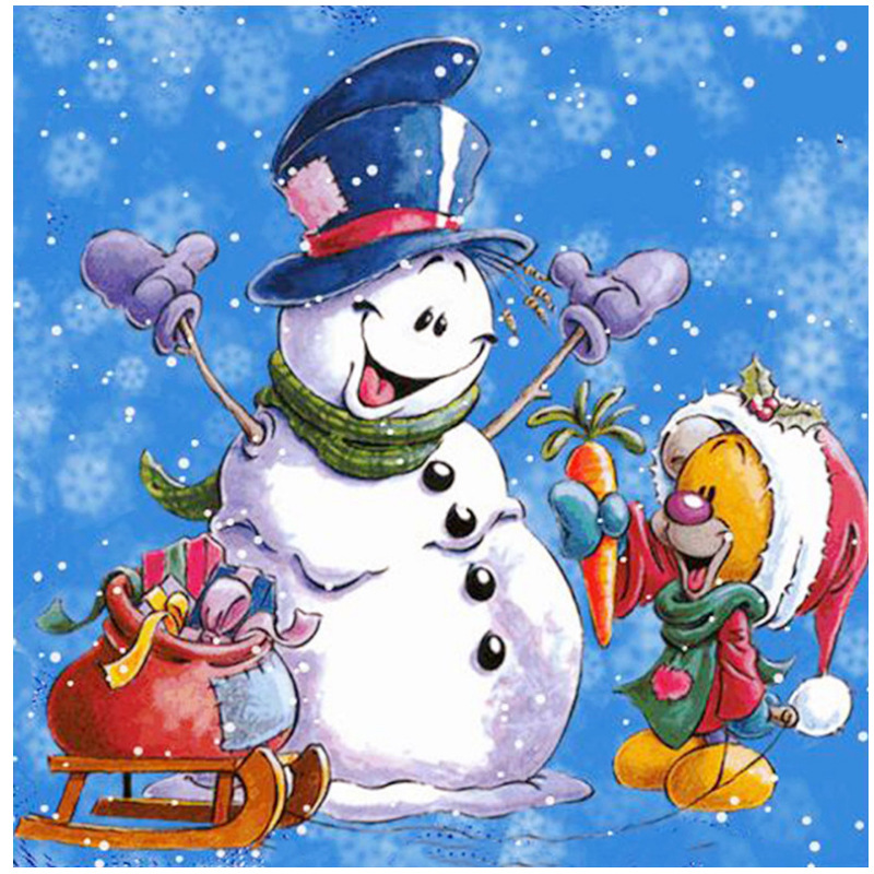 Diamond Painting Snowman