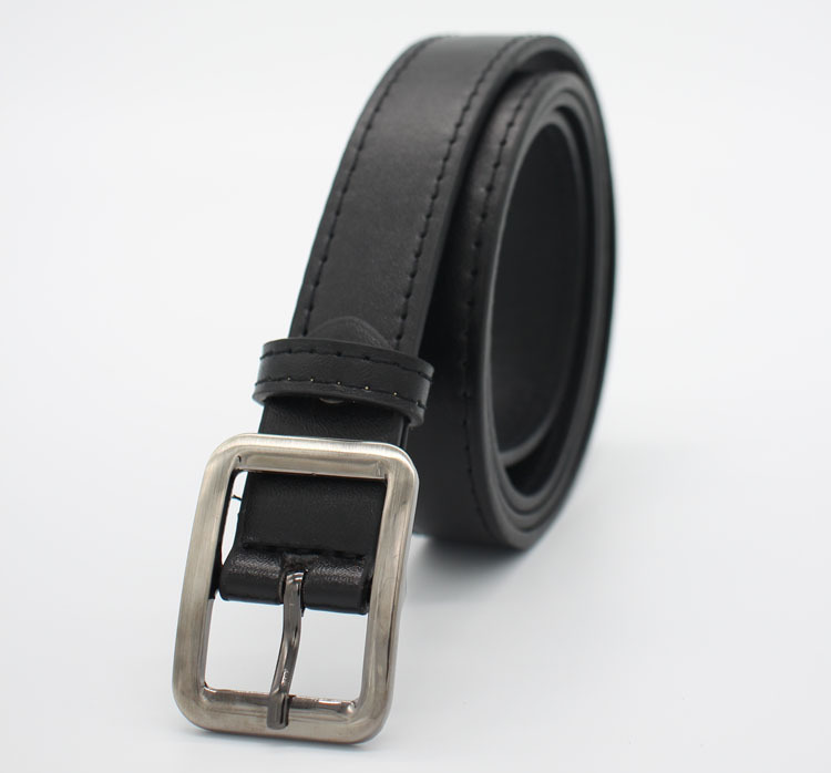 Personalized Mini Leather Belt - Brown