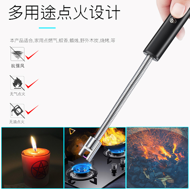 multi-function usb Arc ignition gun originality Metal Windbreak kitchen outdoors portable Electronics Igniter wholesale