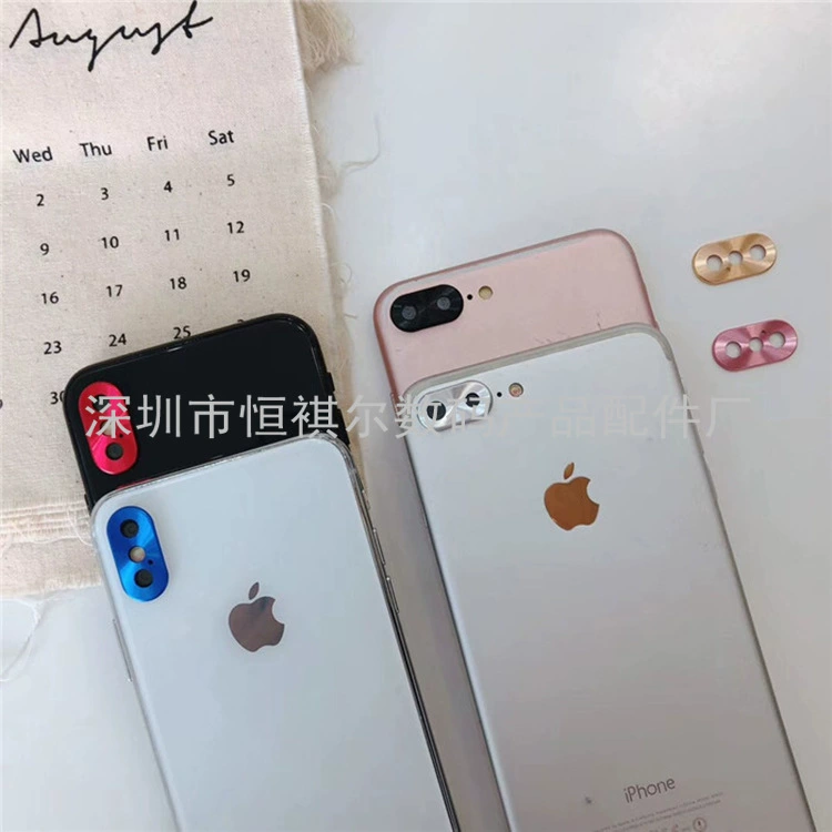Apple, совместимый с iPhone 7 Pro, металлический защитный корпус для камеры, CCTV, XS Max, объектив, защитный чехол-«шлем», 8 Plus