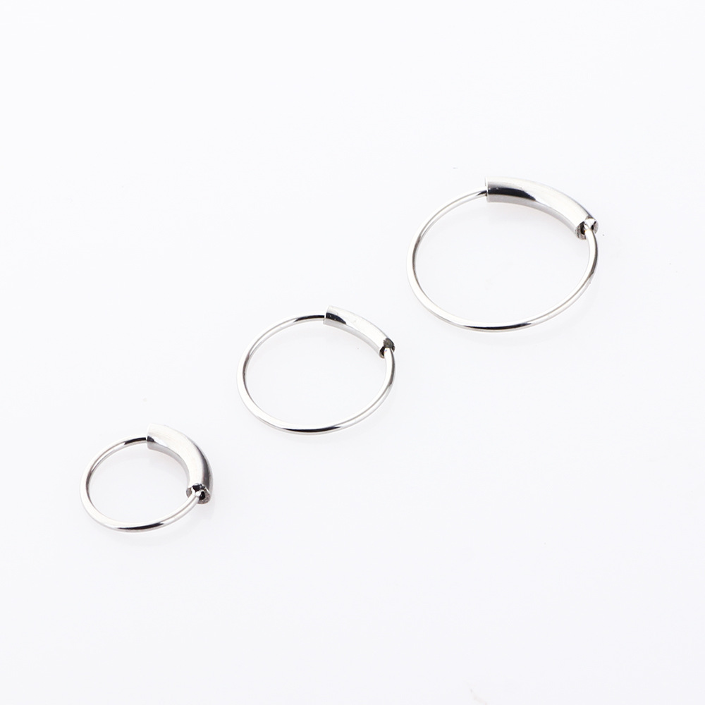 Fashion U Shape Metal Earrings 1 Piece