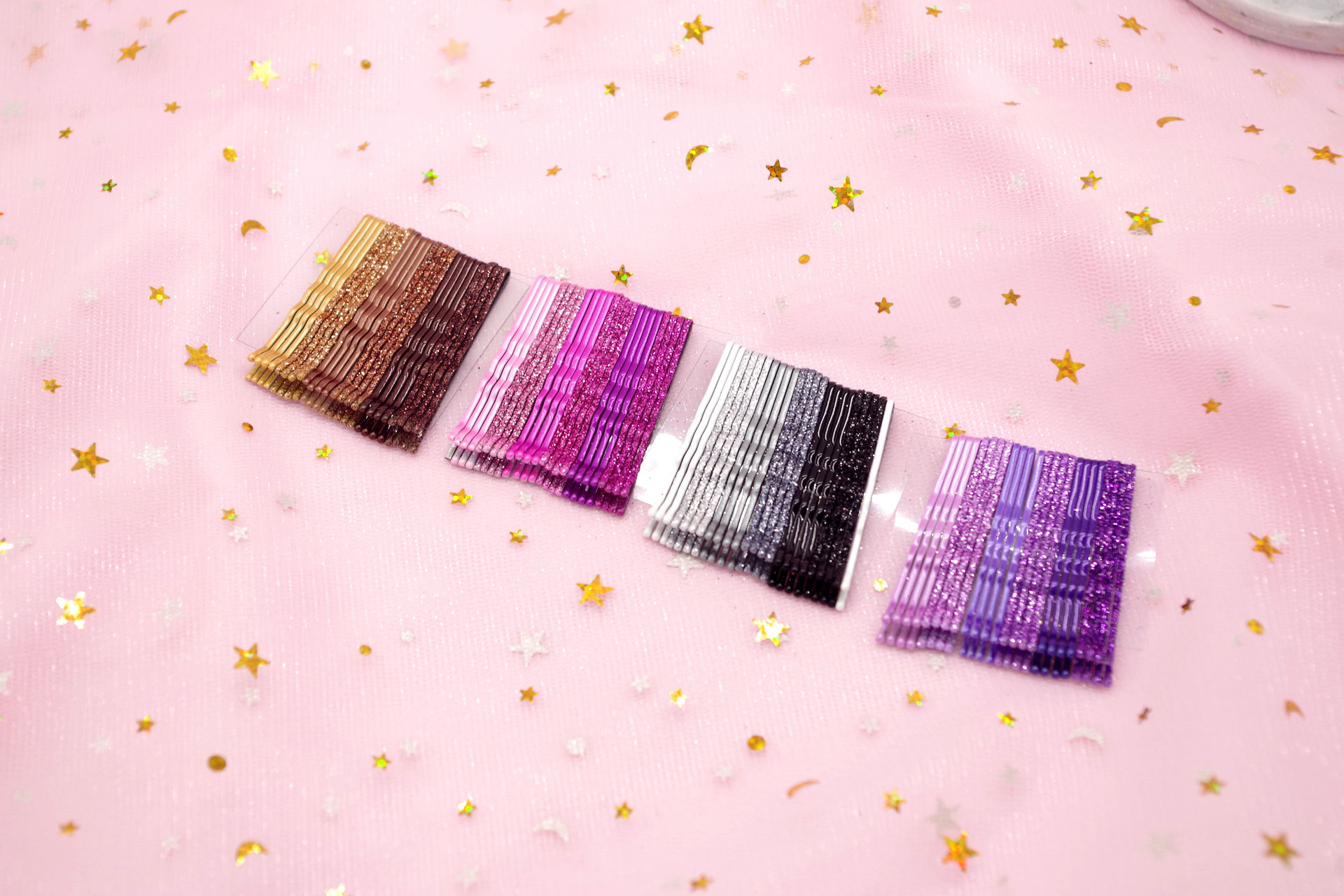 Solid Color Pattern Women'S Gender Stoving Varnish Design Fashion Solid Color Metal Stoving Varnish Hair Clip 1 Set
