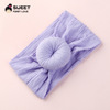 Hair accessory, children's donut, nylon headband, suitable for import, new collection, European style, wholesale
