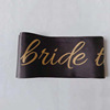Black evening dress, straps for bride, European style, for bridesmaid, custom made