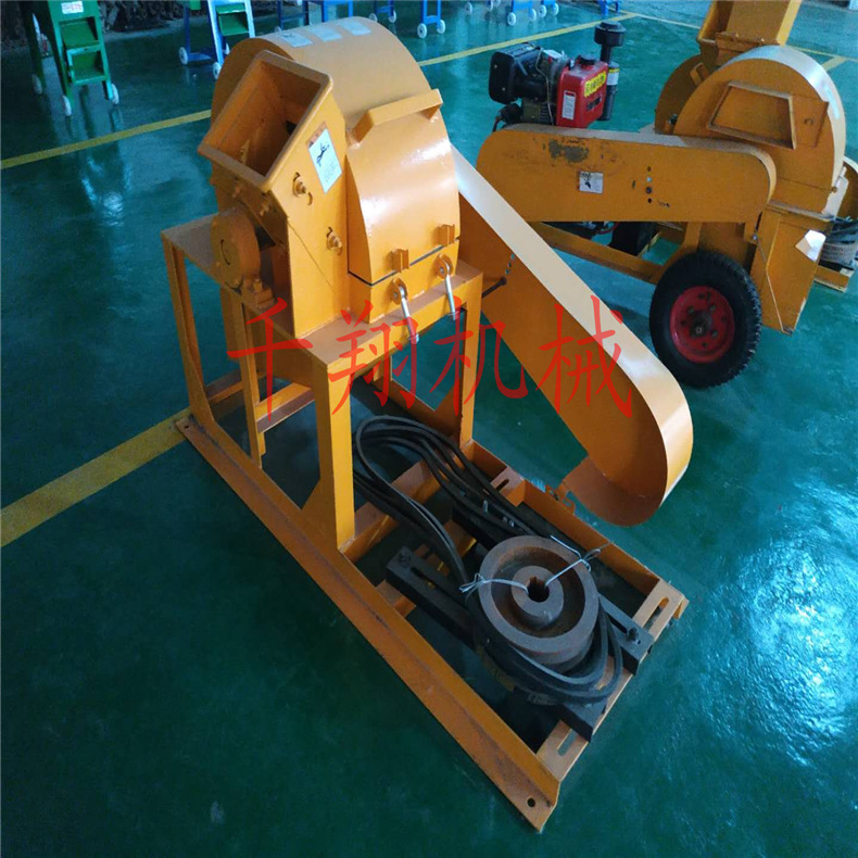 汽柴油动力移动废弃园林树枝粉碎机 小型多功能葡萄枝条打碎机