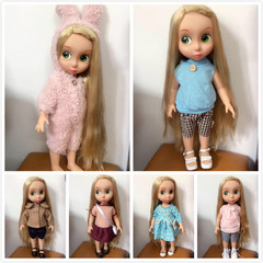 卡通太子兔小兔子毛絨玩具公仔替換衣服 SD/BJD娃娃衣服裙子禮物2