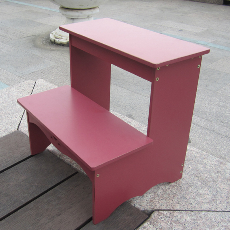 Simple children stool Wooden stool children Step Stools Shoe changing stool household Footstools ladder