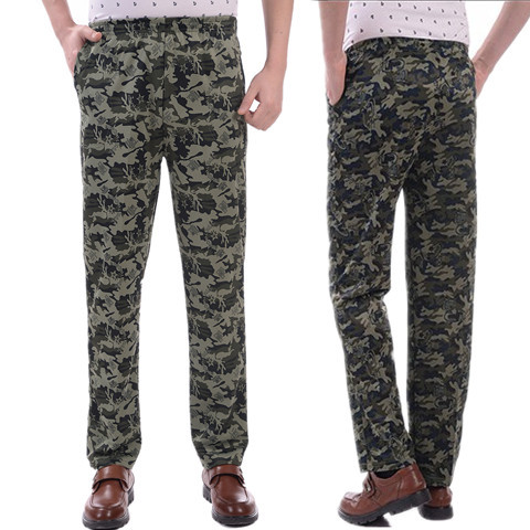 Camouflage quick dry trousers