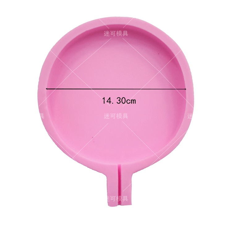 DIY fondant hecho a mano gran oblea Lollipop molde Rainbow Wave caramelo chocolate molde de silicona para hornear